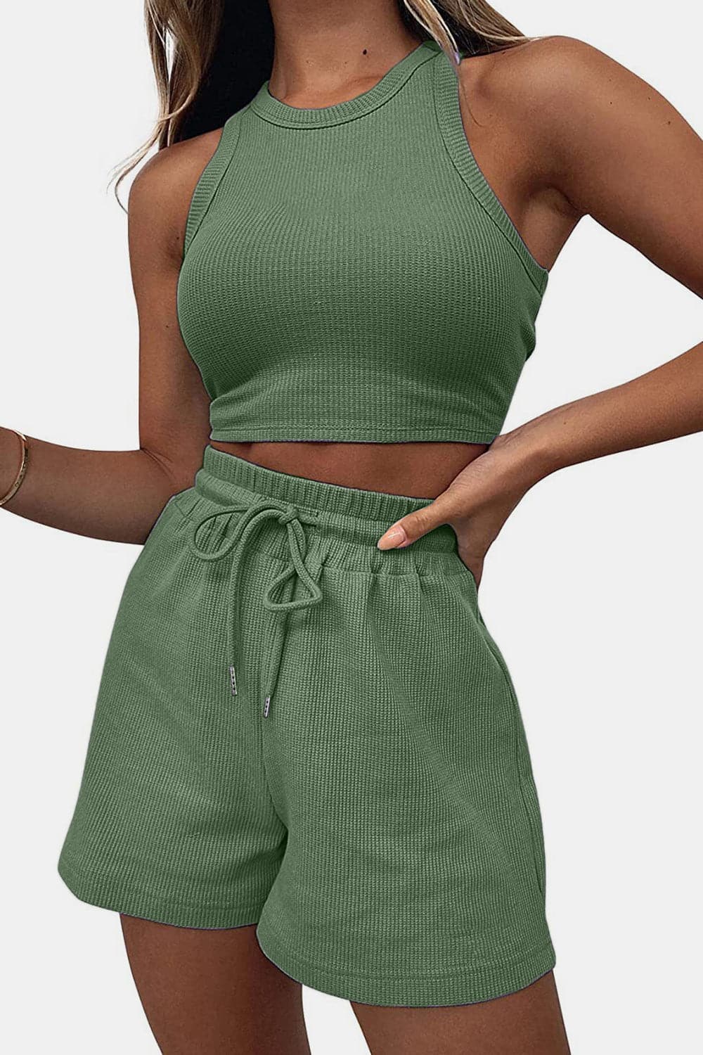 Stylish Top & Shorts Set - Love Salve